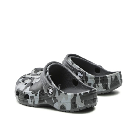 Crocs Παιδικά Ανατομικά Σαμπό Θαλάσσης Classic Camo Clog Πολύχρωμα